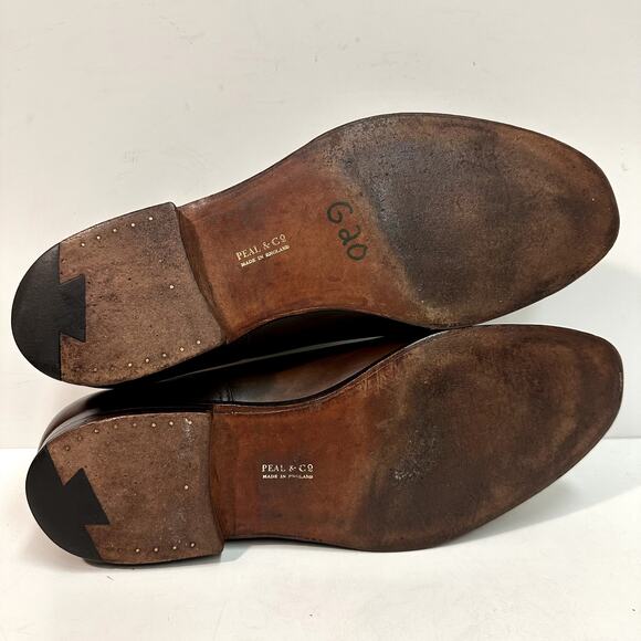 Crockett & Jones x Brooks Brothers Split Toe Derby Brown Calf 11 Wide E - Picture 11 of 13